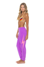 Classic BOLT STITCH SWEATPANTS - NEON PURPLE NEON PINK