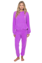 Classic BOLT STITCH RELAXED PULLOVER HOODIE - NEON PURPLE NEON PINK