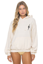 Classic BOLT STITCH RELAXED PULLOVER HOODIE - VINTAGE WHITE