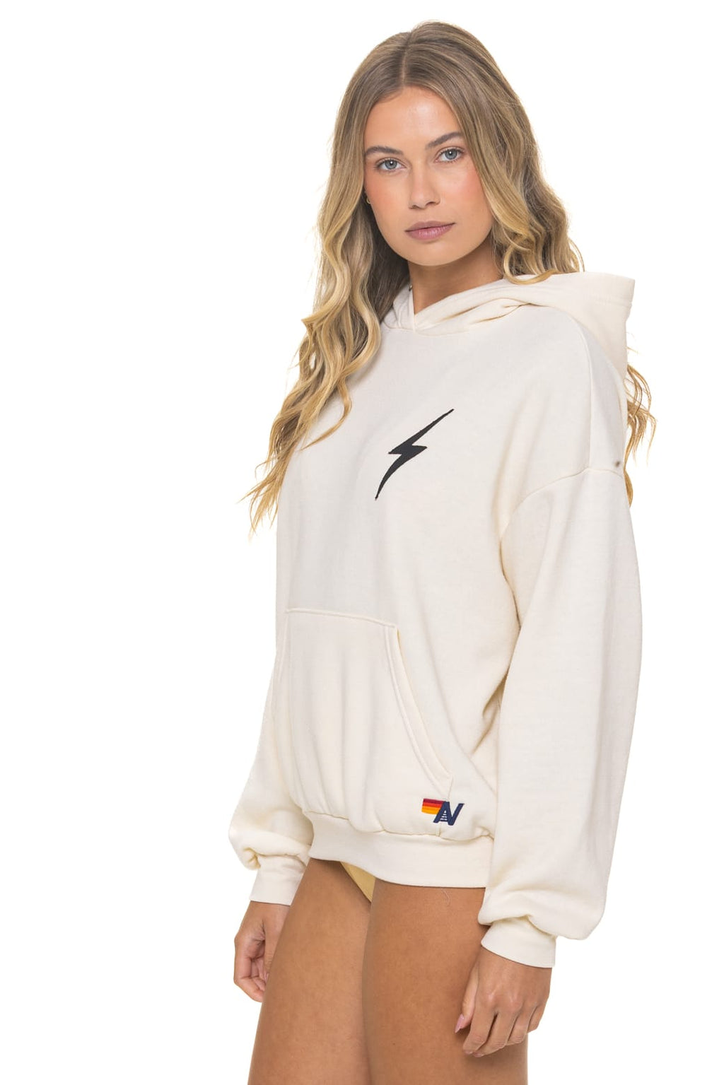 Classic BOLT STITCH RELAXED PULLOVER HOODIE - VINTAGE WHITE