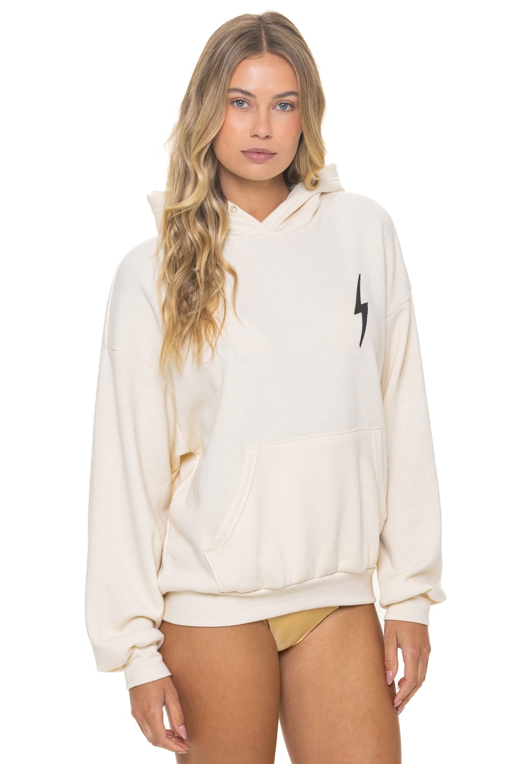 Classic BOLT STITCH RELAXED PULLOVER HOODIE - VINTAGE WHITE