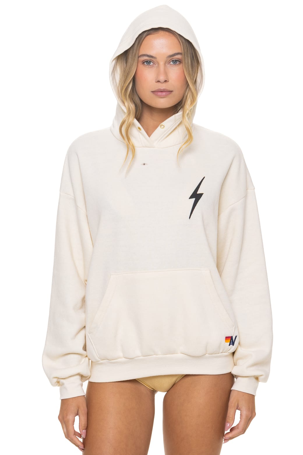 Classic BOLT STITCH RELAXED PULLOVER HOODIE - VINTAGE WHITE