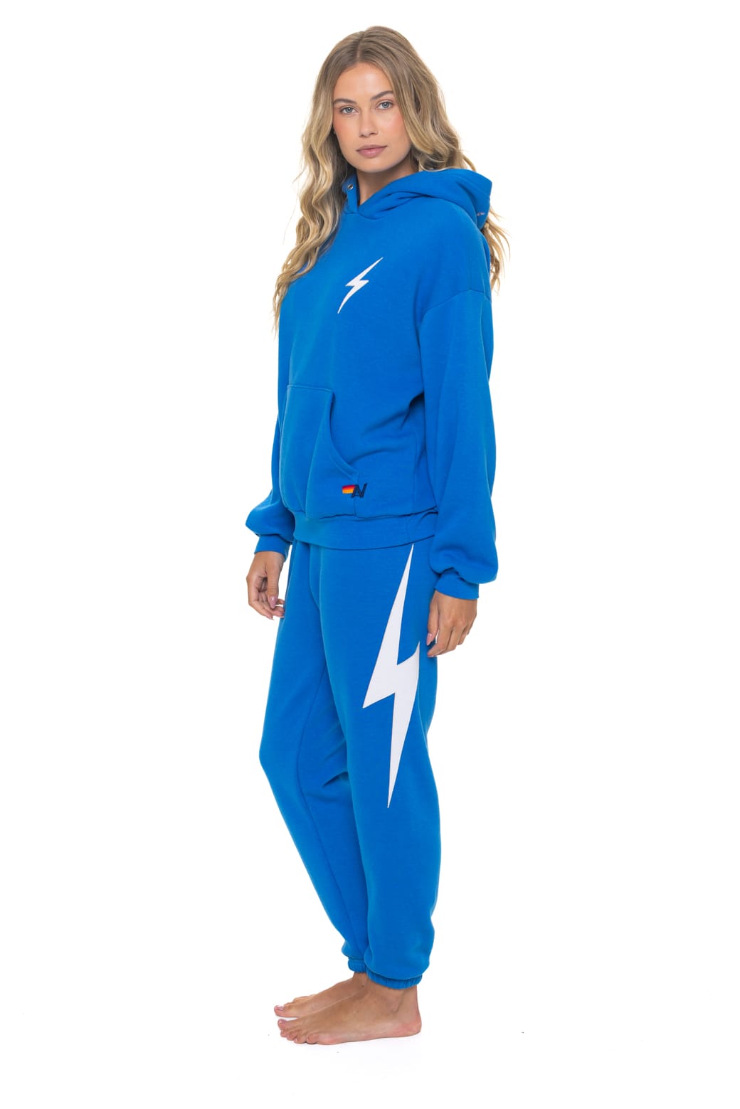 Classic BOLT STITCH RELAXED PULLOVER HOODIE - OCEAN WHITE