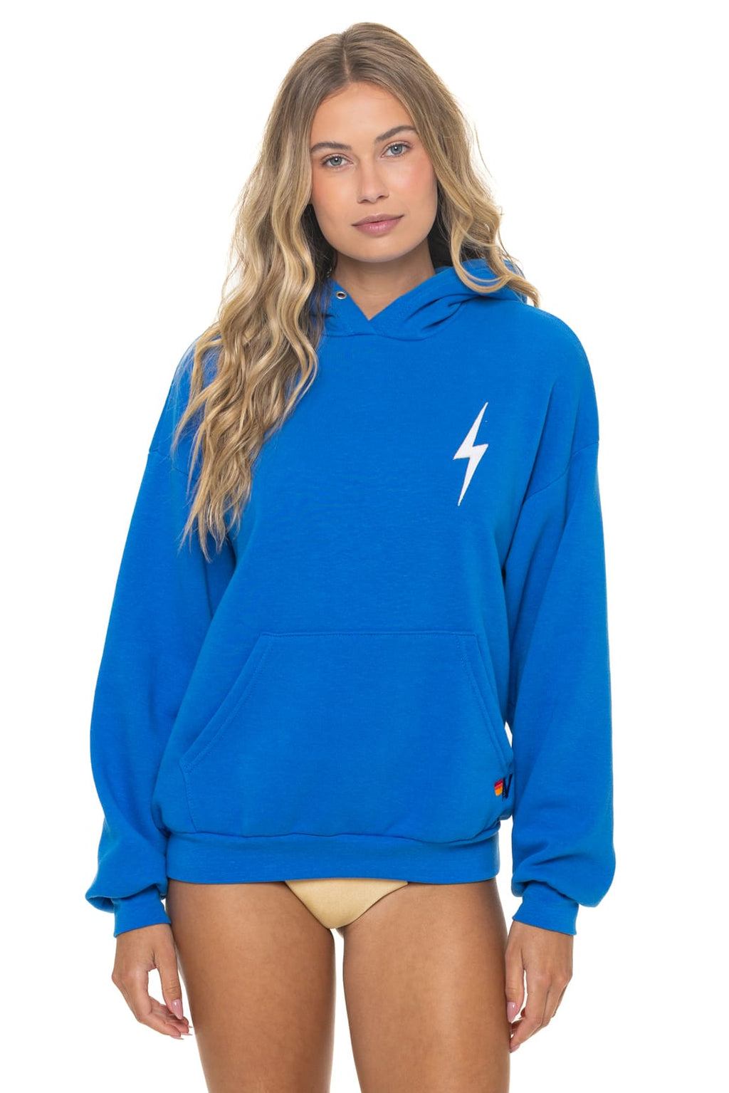 Classic BOLT STITCH RELAXED PULLOVER HOODIE - OCEAN WHITE