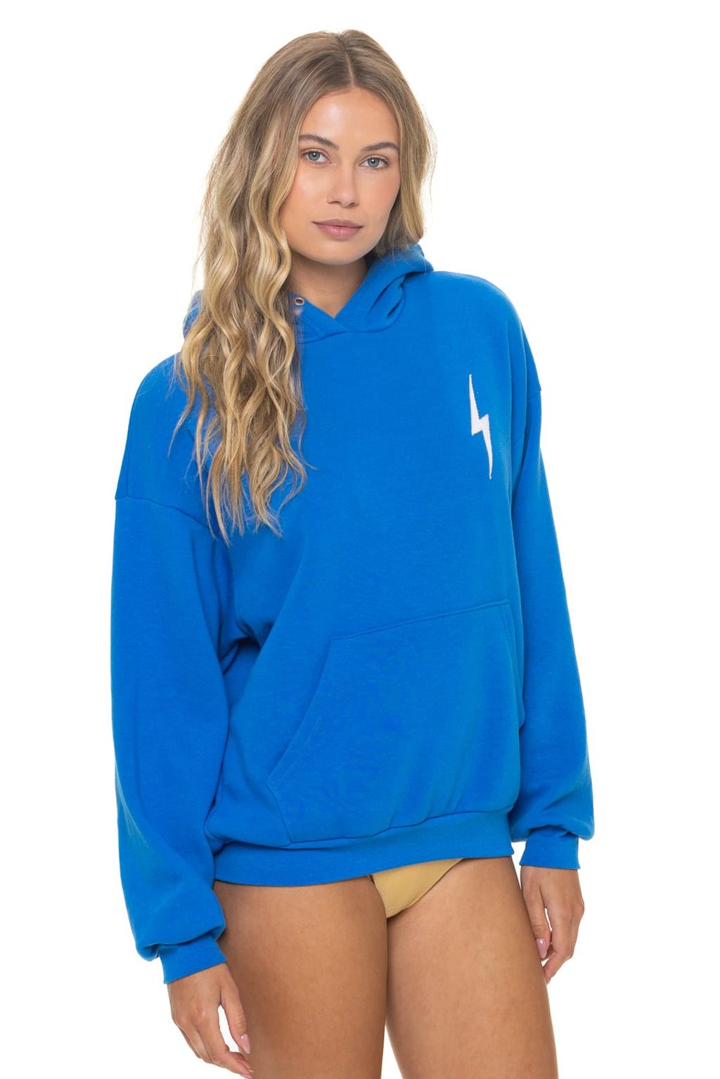 Classic BOLT STITCH RELAXED PULLOVER HOODIE - OCEAN WHITE