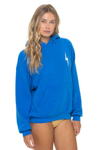 Classic BOLT STITCH RELAXED PULLOVER HOODIE - OCEAN WHITE