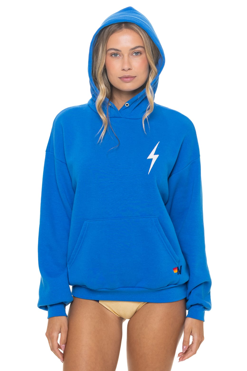 Classic BOLT STITCH RELAXED PULLOVER HOODIE - OCEAN WHITE
