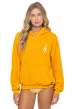Classic BOLT STITCH RELAXED PULLOVER HOODIE - VINTAGE GOLD WHITE