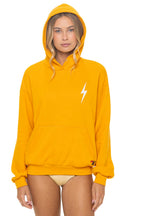 Classic BOLT STITCH RELAXED PULLOVER HOODIE - VINTAGE GOLD WHITE