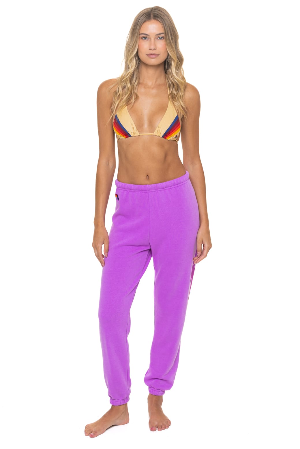 Classic BOLT FADE SWEATPANTS - NEON PURPLE PINK PURPLE