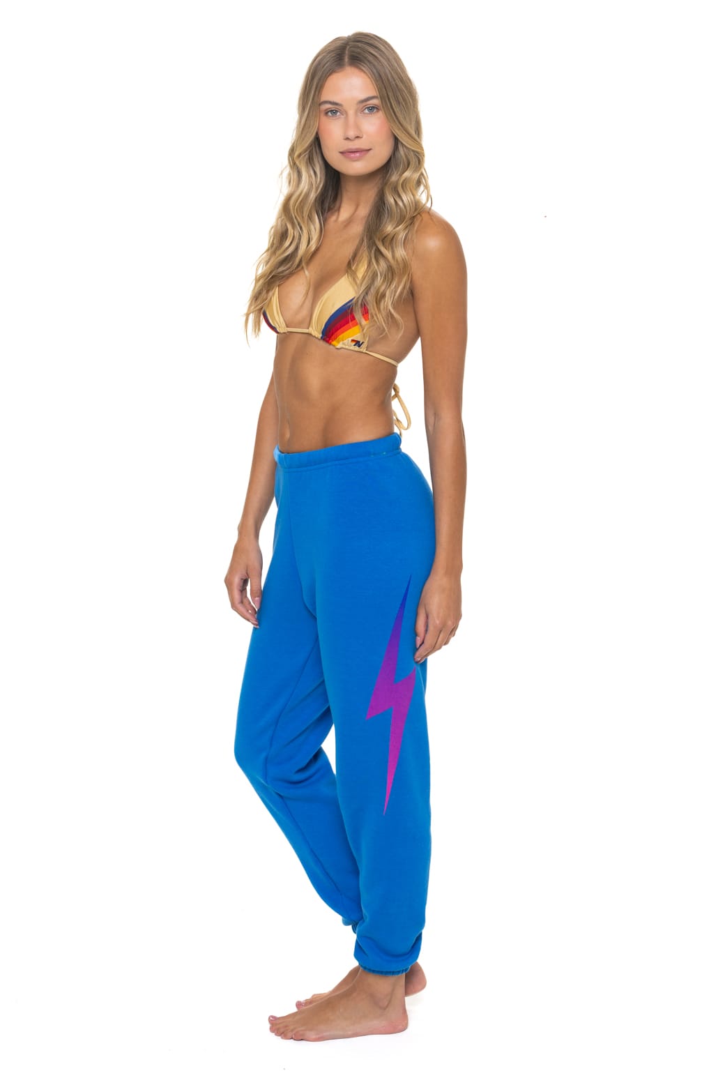 Classic BOLT FADE SWEATPANTS - OCEAN PINK PURPLE