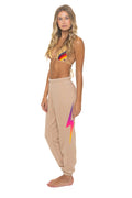 Classic BOLT FADE SWEATPANTS - SAND PINK PURPLE