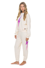 Classic BOLT FADE SWEATPANTS - VINTAGE WHITE PINK PURPLE