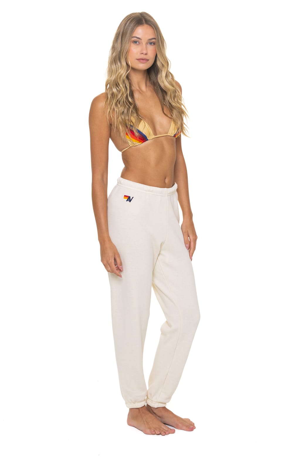 Classic BOLT FADE SWEATPANTS - VINTAGE WHITE PINK PURPLE