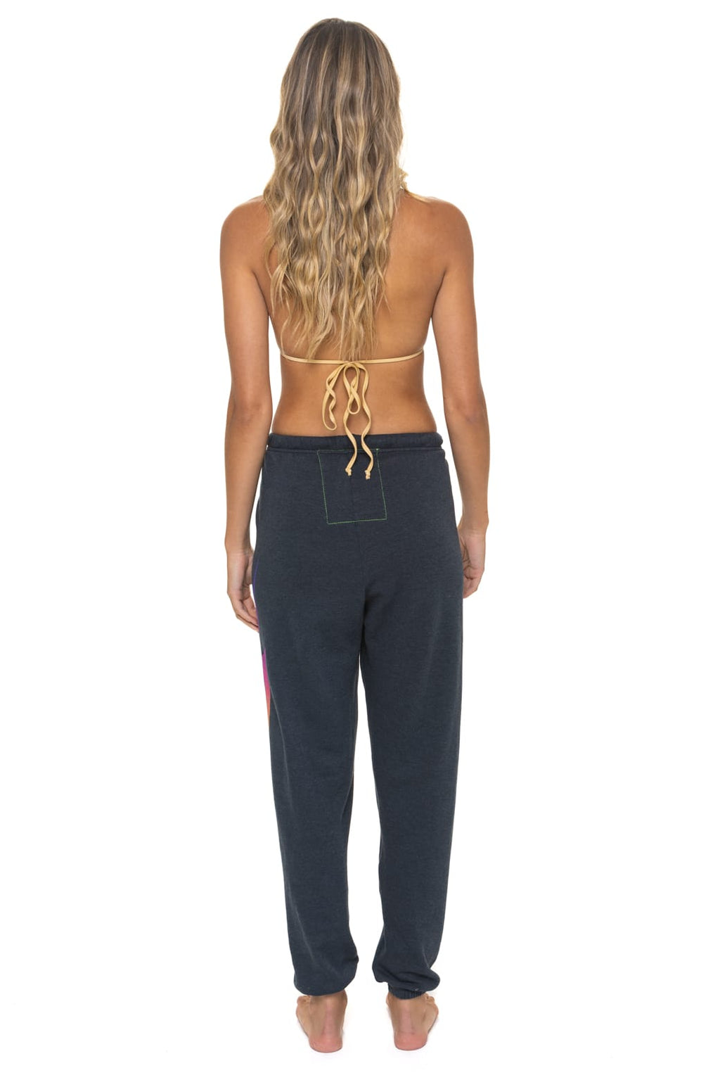 Classic BOLT FADE SWEATPANTS - CHARCOAL PINK PURPLE