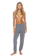 Classic BOLT FADE SWEATPANTS - HEATHER GREY PINK PURPLE