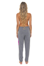 Classic BOLT FADE SWEATPANTS - HEATHER GREY PINK PURPLE