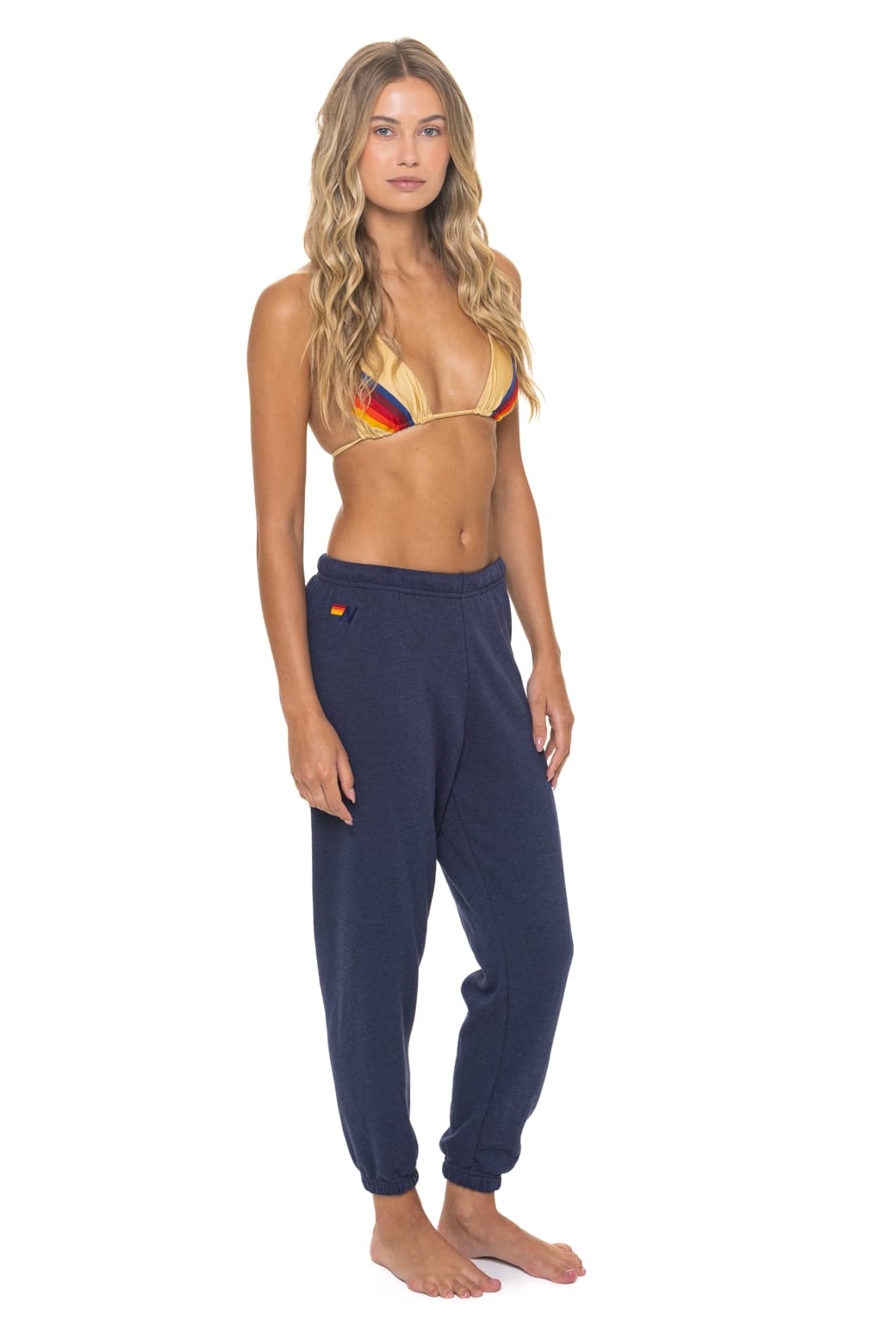 Classic BOLT FADE SWEATPANTS - NAVY PINK PURPLE
