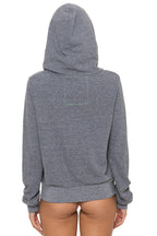 Classic 5 STRIPE HOODIE - HEATHER GREY GREY