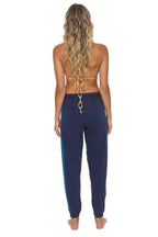 Classic 5 STRIPE SWEATPANTS - NAVY