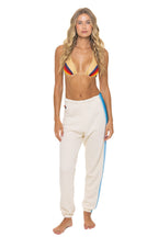 Classic 5 STRIPE SWEATPANTS - VINTAGE WHITE BLUE