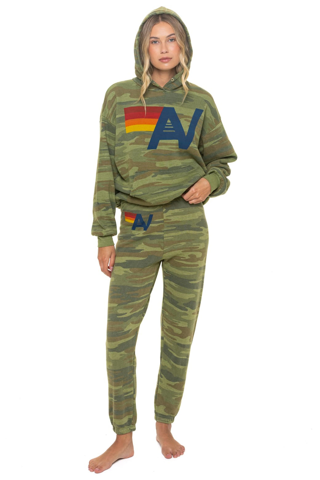 Classic LOGO PULLOVER RELAXED HOODIE - CAMO