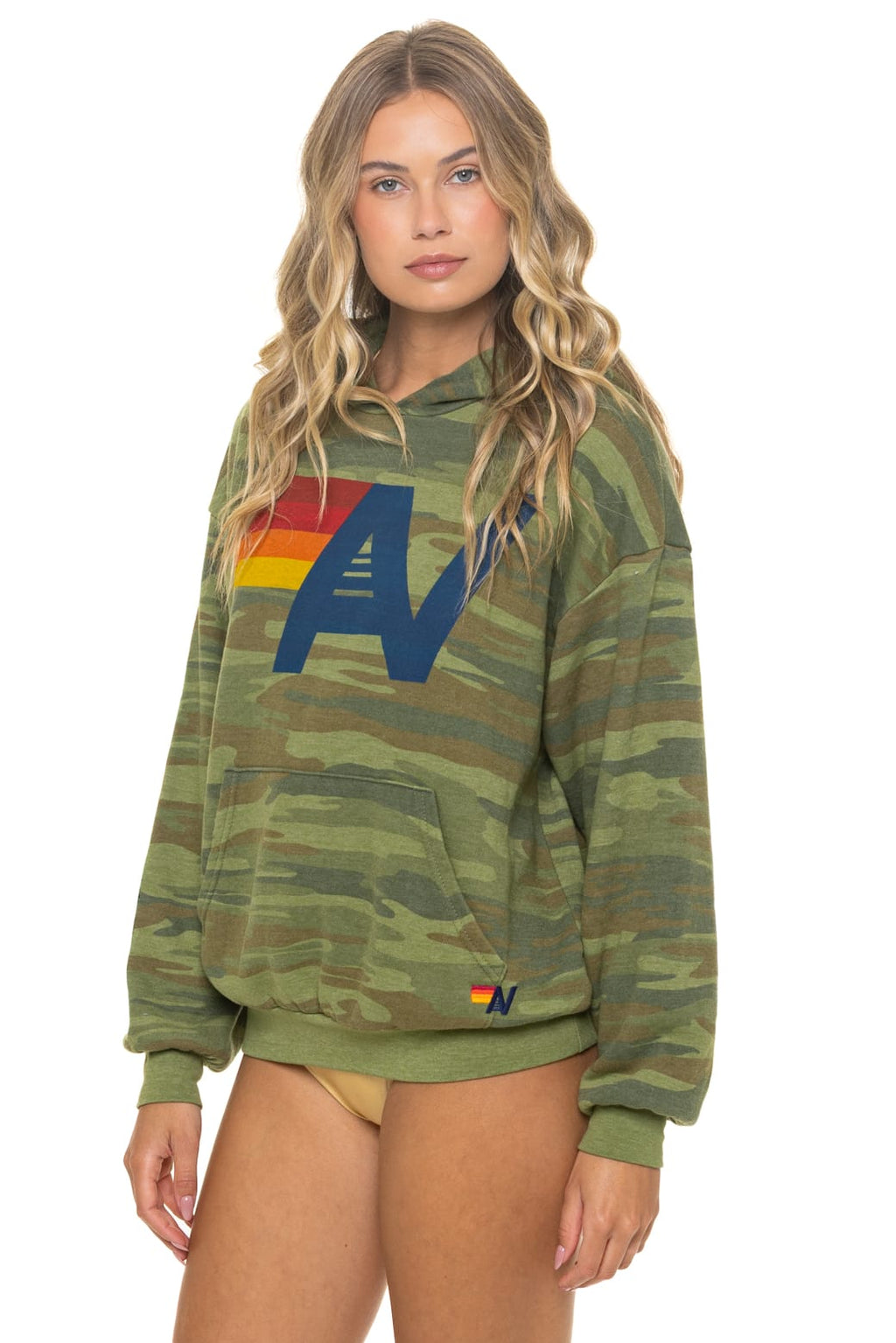 Classic LOGO PULLOVER RELAXED HOODIE - CAMO
