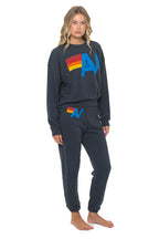 Classic LOGO RELAXED CREW SWEATSHIRT - CHARCOAL