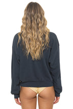 Classic LOGO RELAXED CREW SWEATSHIRT - CHARCOAL