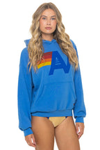 Classic LOGO PULLOVER RELAXED HOODIE - COBALT