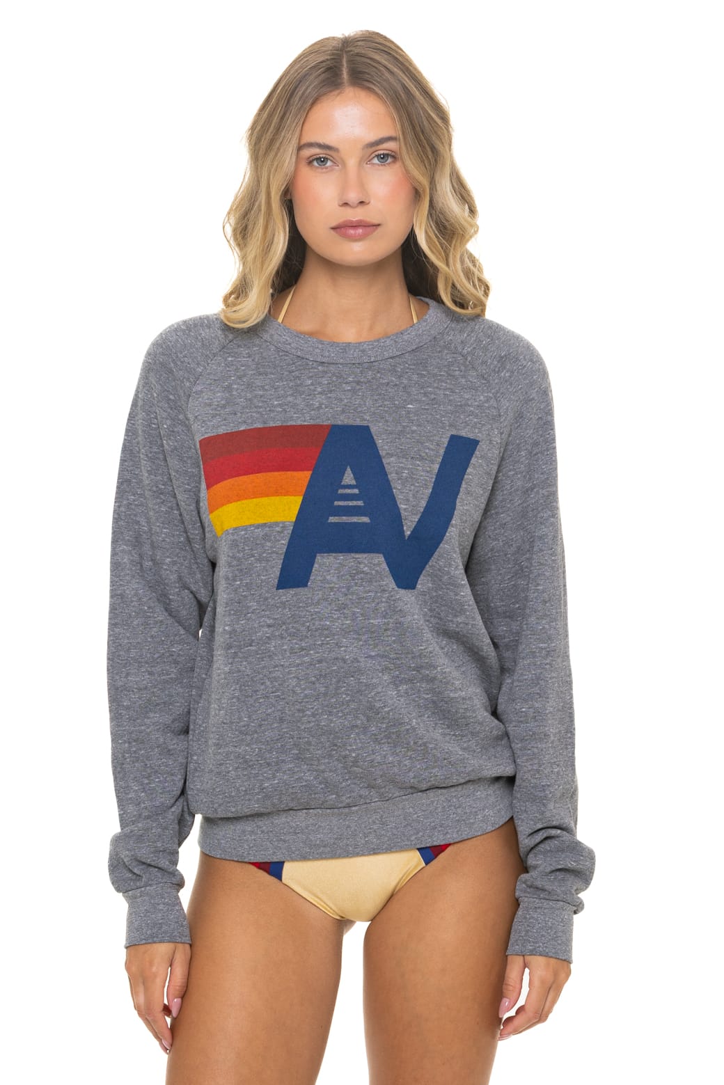 Classic LOGO SWEATSHIRT - HEATHER GREY
