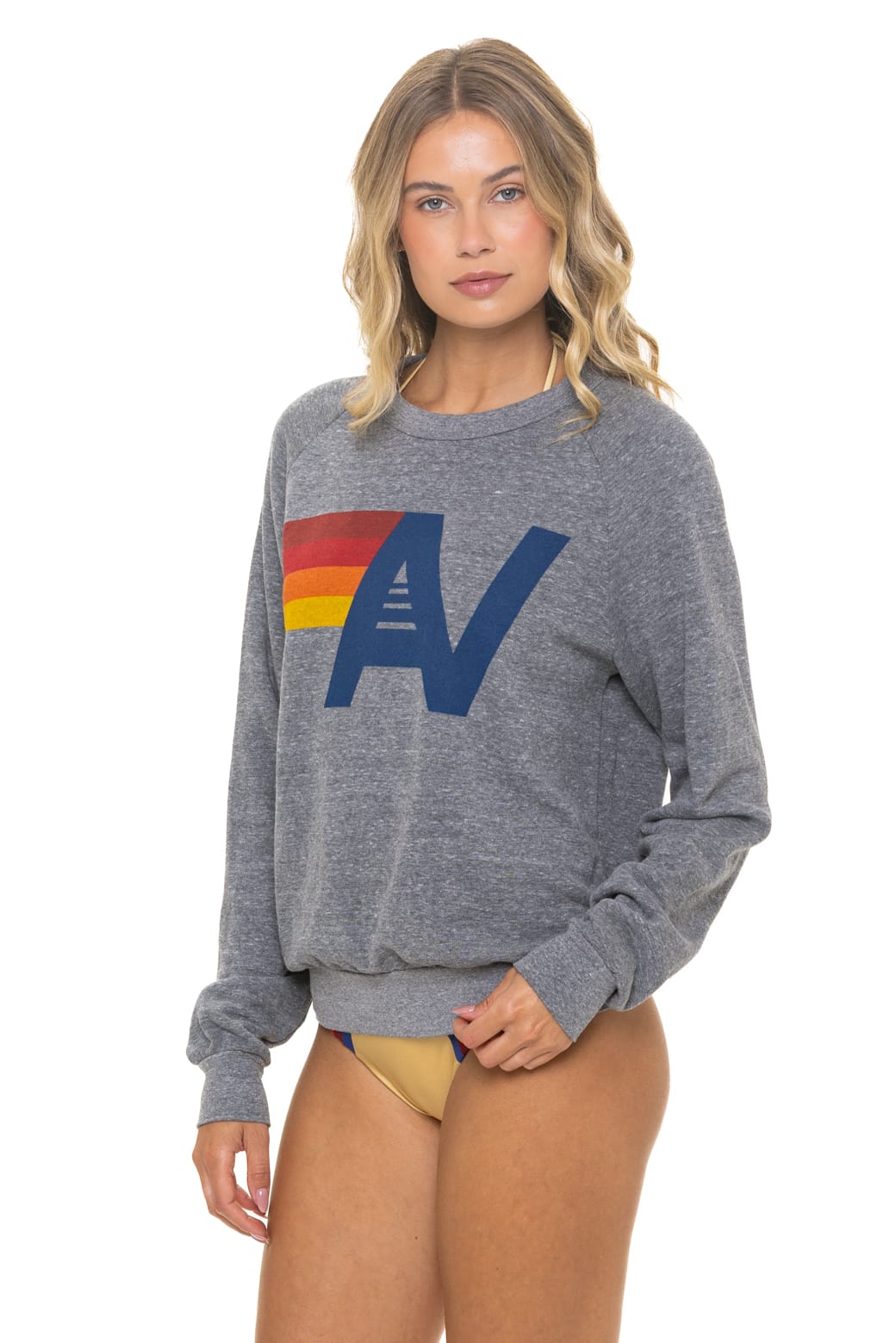 Classic LOGO SWEATSHIRT - HEATHER GREY