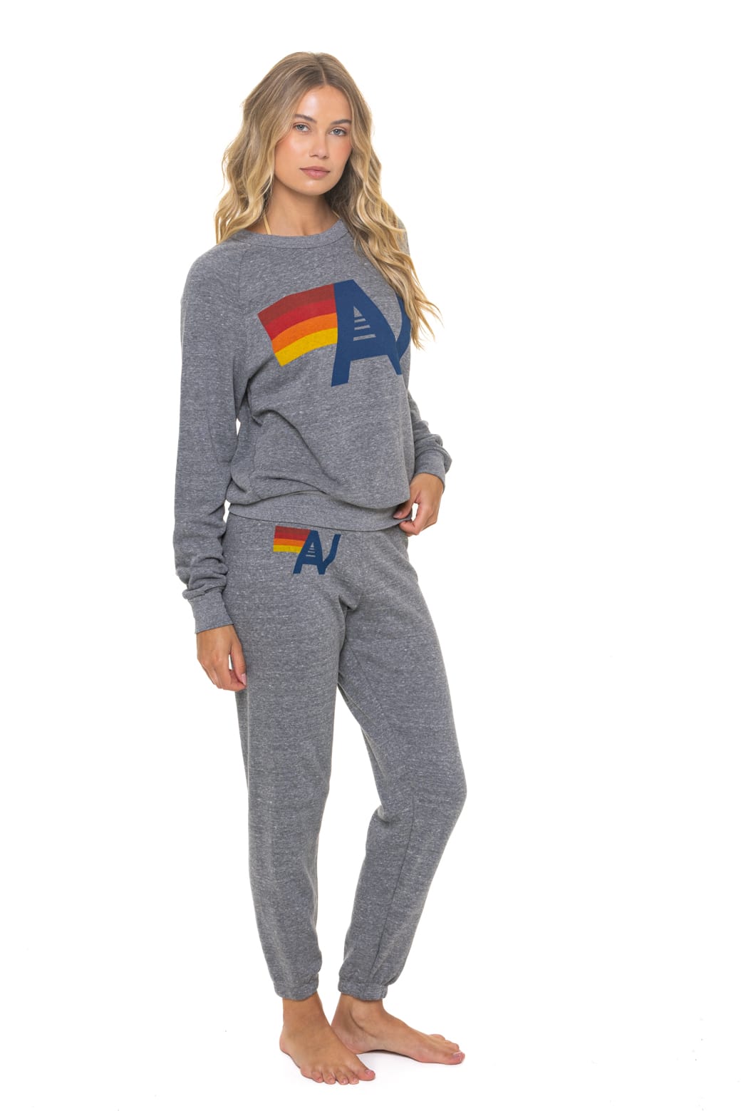 Classic LOGO SWEATSHIRT - HEATHER GREY