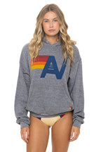 Classic LOGO PULLOVER RELAXED HOODIE - HEATHER GREY