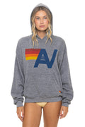 Classic LOGO PULLOVER RELAXED HOODIE - HEATHER GREY