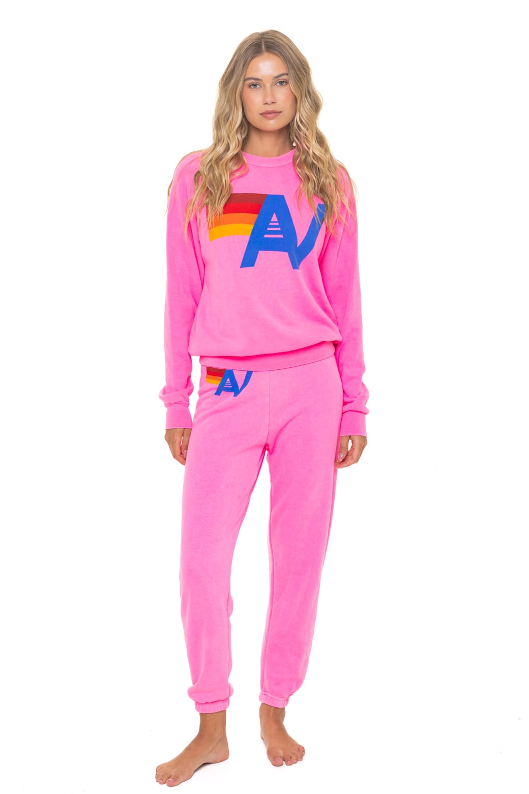 Classic LOGO SWEATSHIRT - NEON PINK