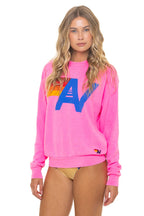 Classic LOGO SWEATSHIRT - NEON PINK