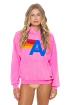 Classic LOGO PULLOVER RELAXED HOODIE - NEON PINK