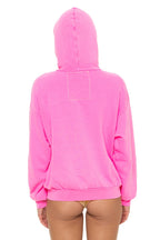 Classic LOGO PULLOVER RELAXED HOODIE - NEON PINK