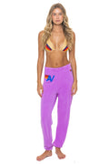 Classic LOGO SWEATPANTS - NEON PURPLE