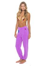 Classic LOGO SWEATPANTS - NEON PURPLE