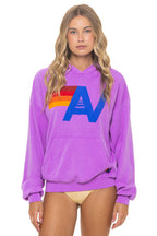 Classic LOGO PULLOVER RELAXED HOODIE - NEON PURPLE