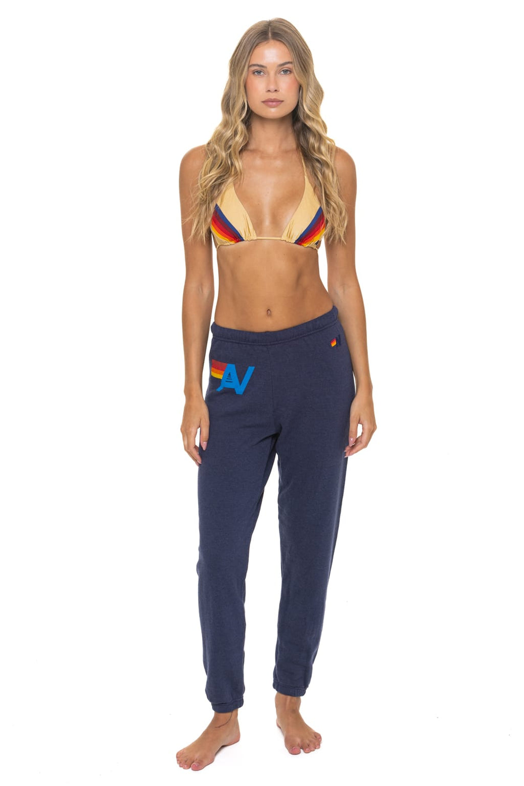 Classic LOGO SWEATPANTS - NAVY