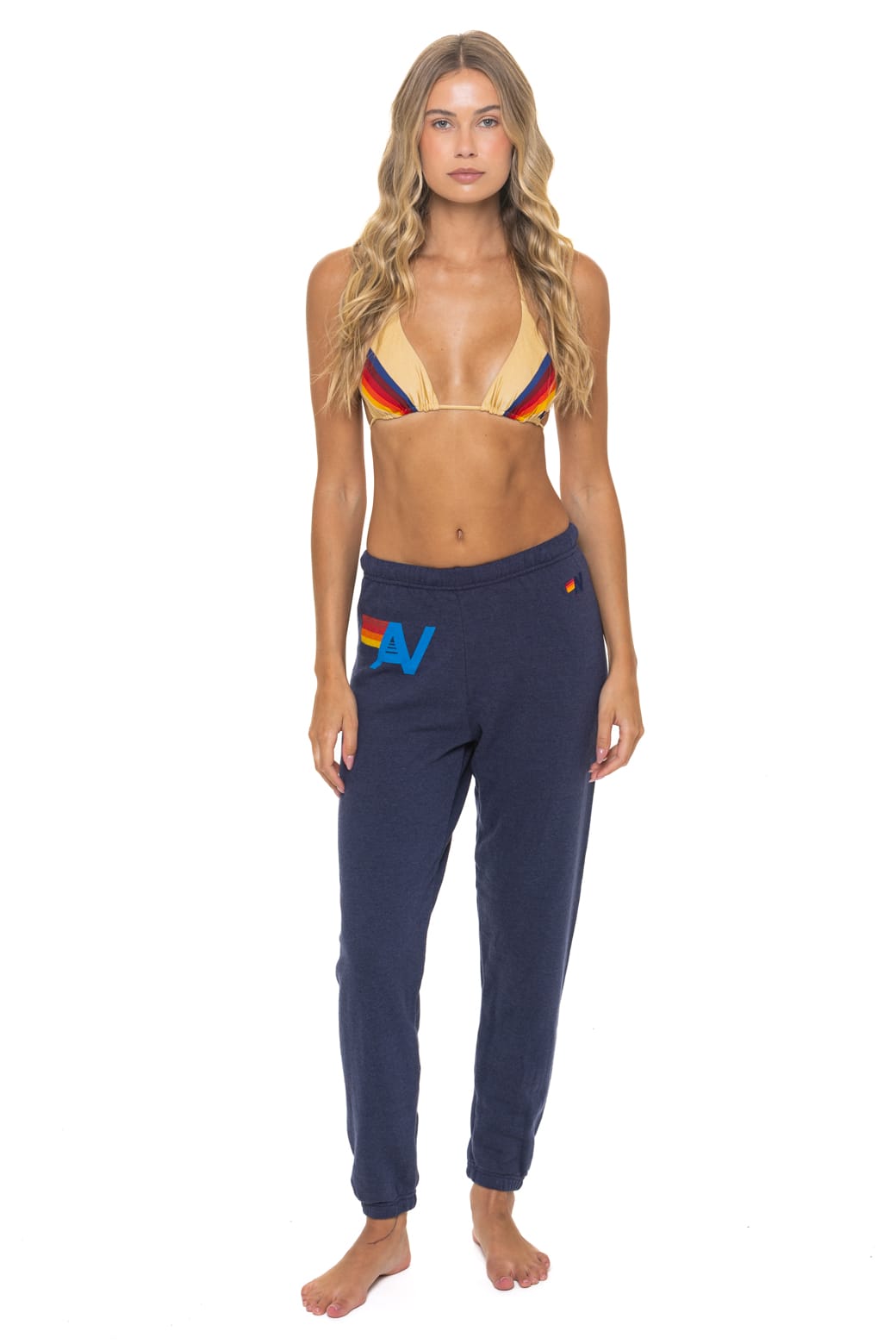 Classic LOGO SWEATPANTS - NAVY