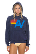 Classic LOGO PULLOVER RELAXED HOODIE - NAVY