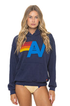 Classic LOGO PULLOVER RELAXED HOODIE - NAVY