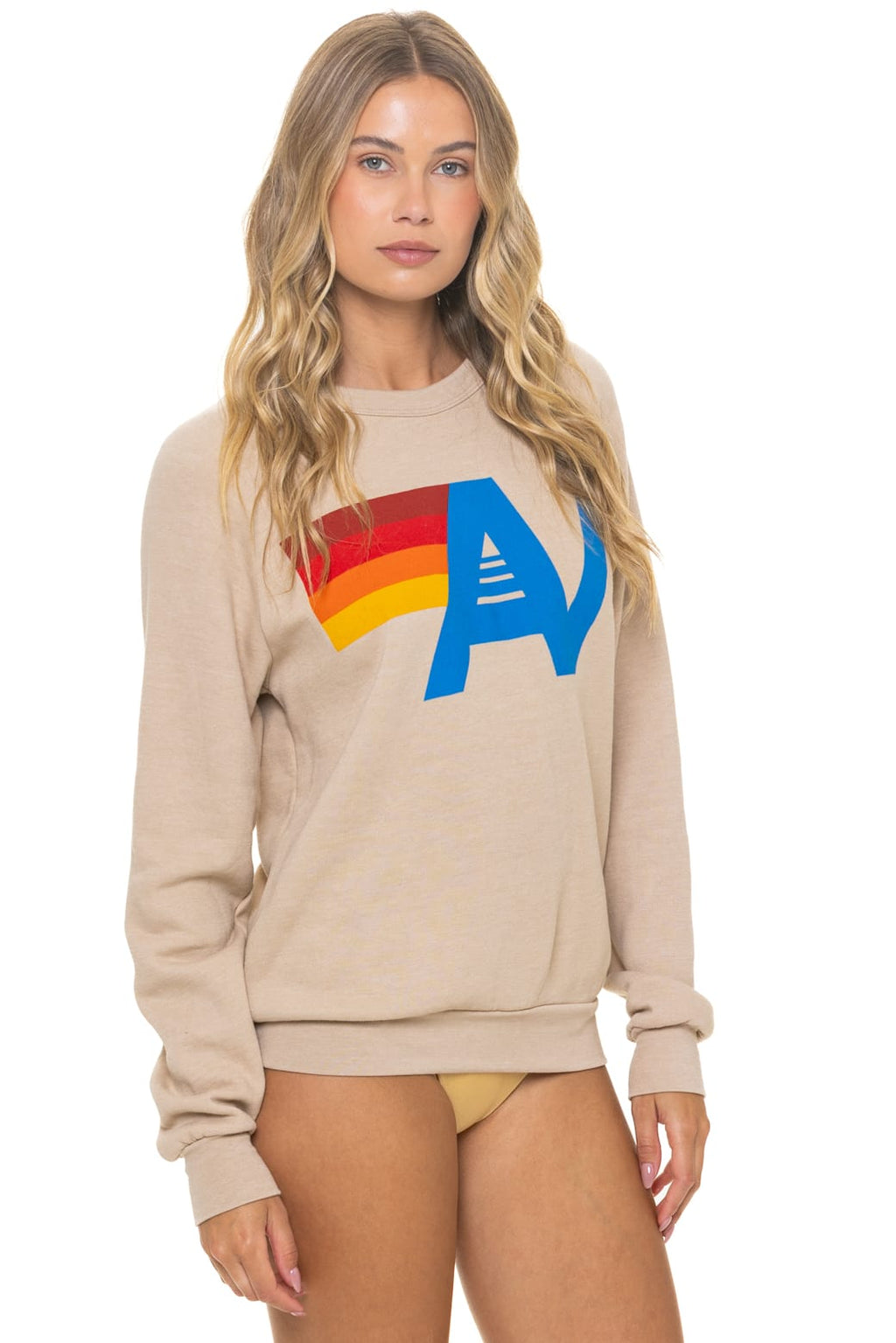 Classic LOGO SWEATSHIRT - SAND