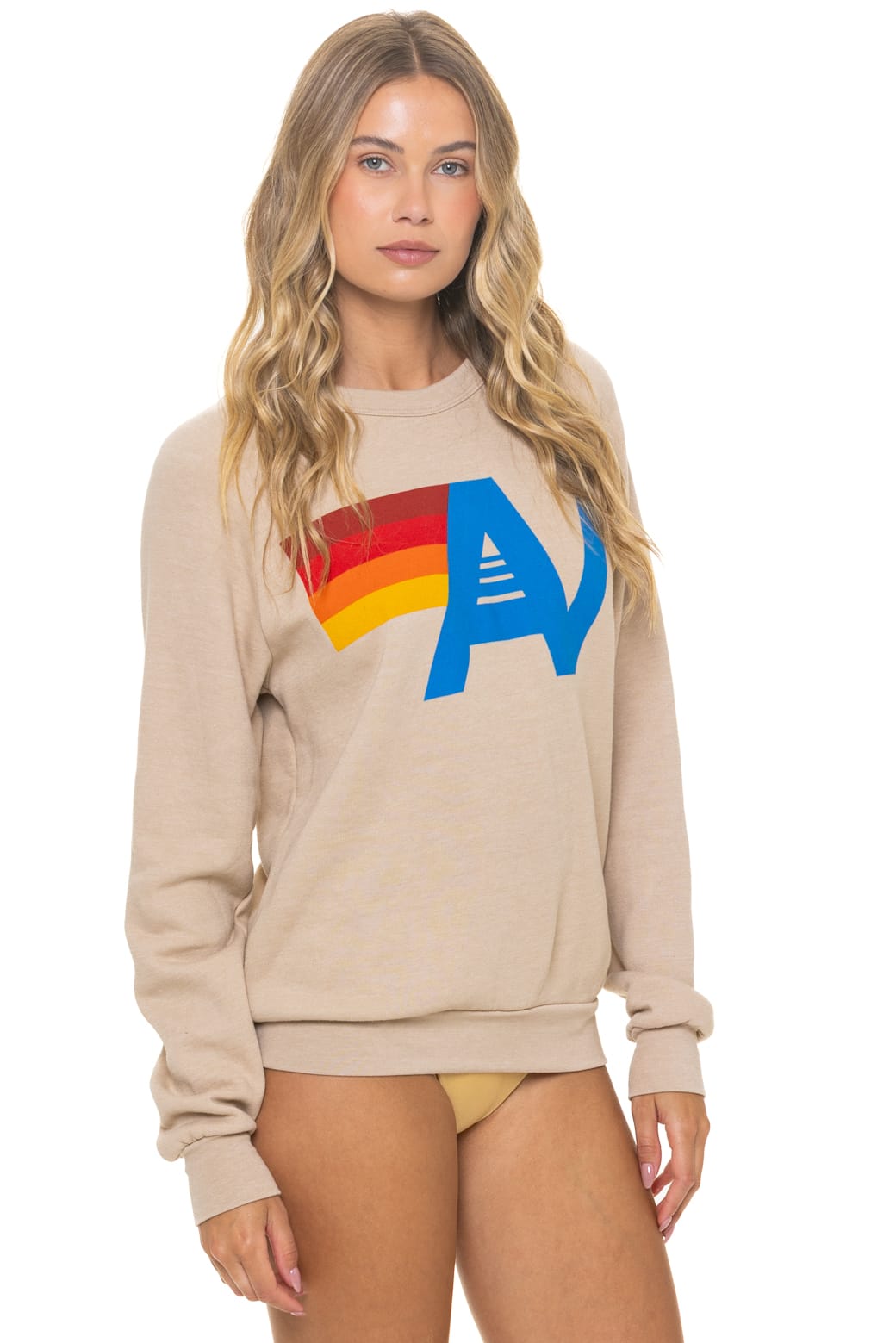 Classic LOGO SWEATSHIRT - SAND
