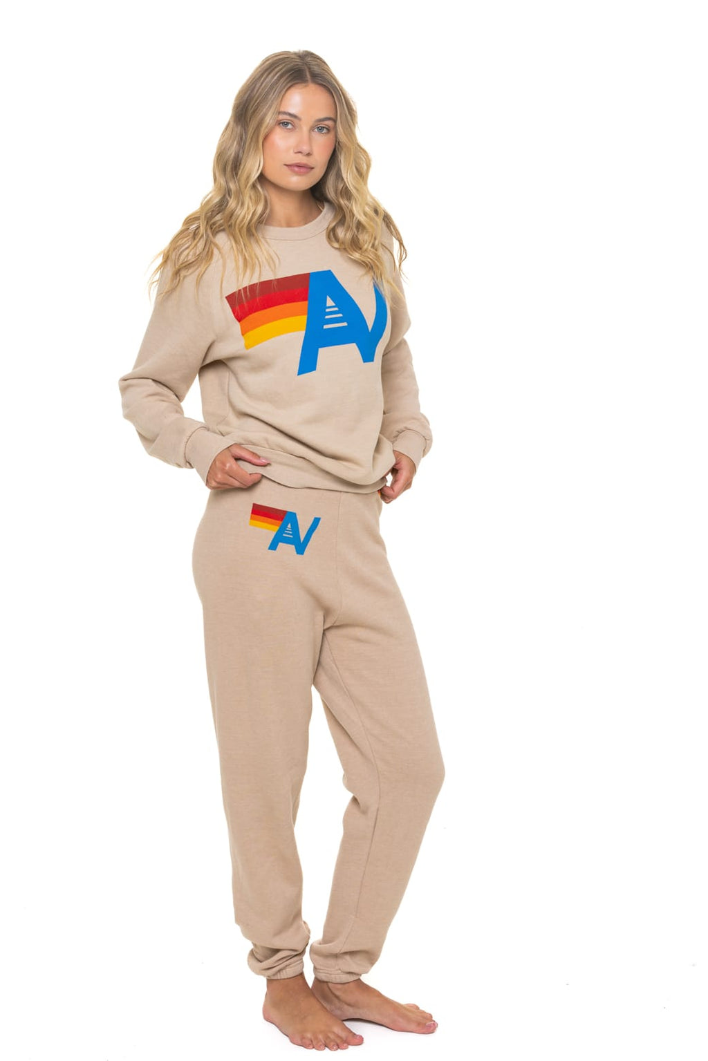 Classic LOGO SWEATSHIRT - SAND