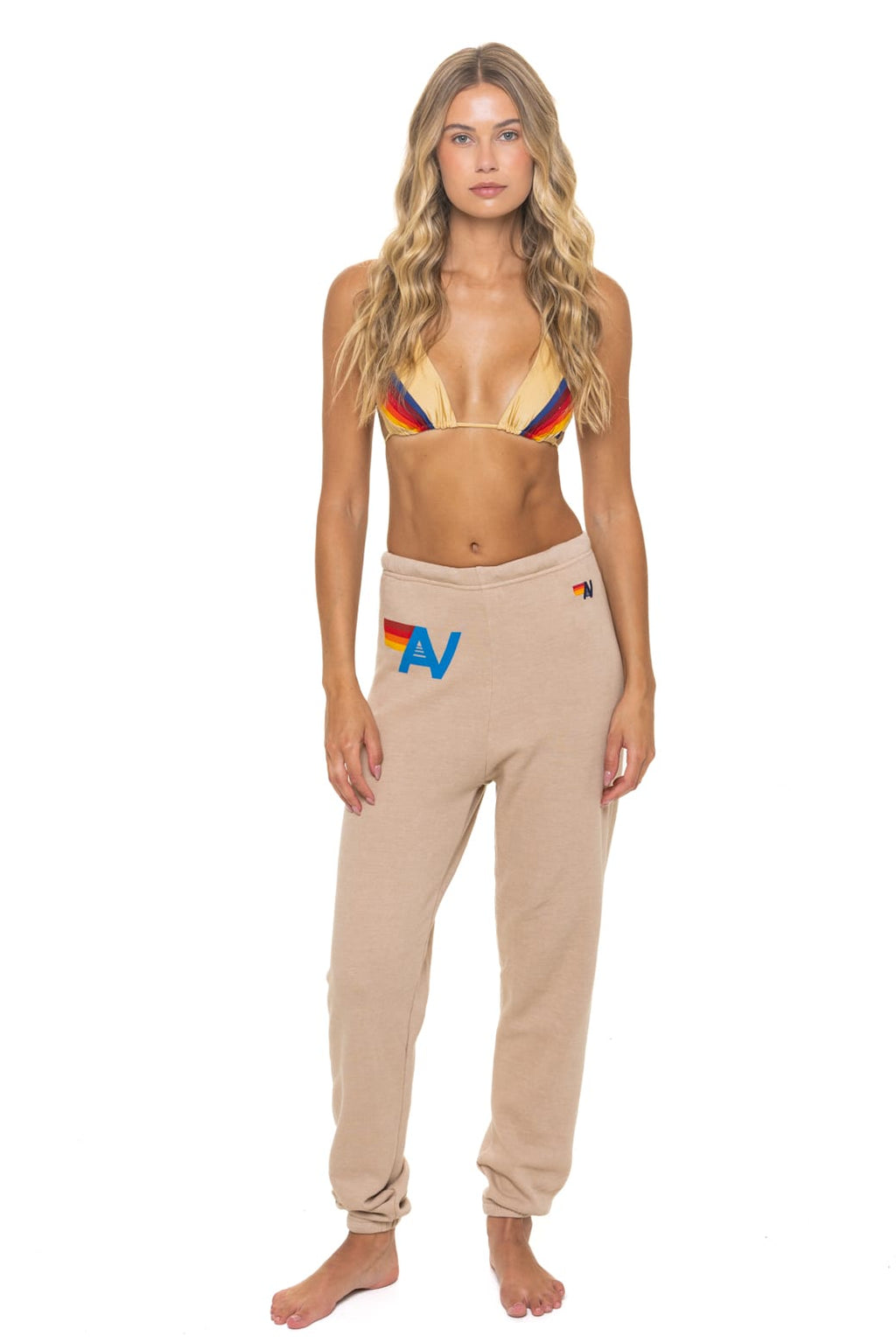 Classic LOGO SWEATPANTS - SAND